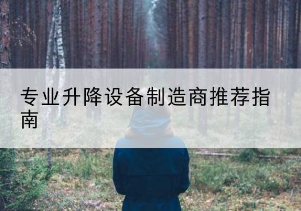 玉环电动剪叉升降平台厂家-专业升降设备制造商推荐指南